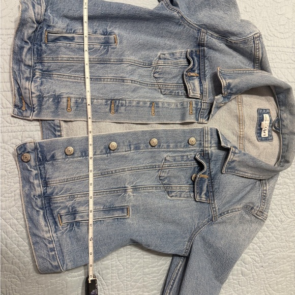 LOFT Light Blue Denim Jacket - Picture 2 of 4